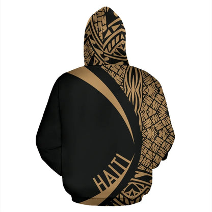 Haiti Polynesian Hoodie Circle Style 03 Merchize