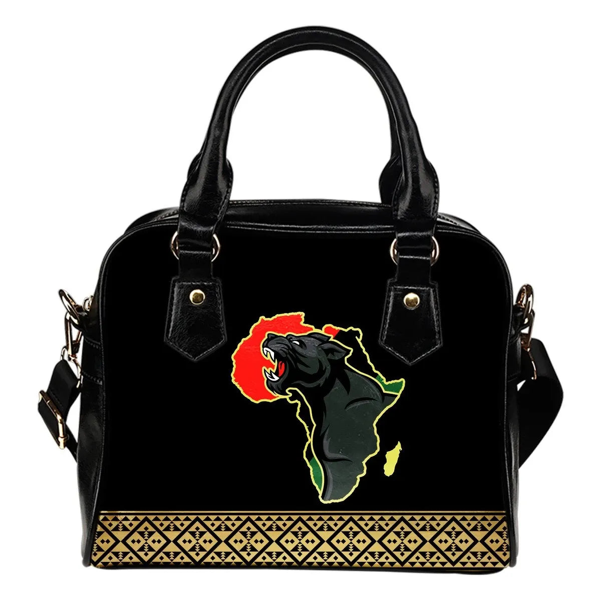 African Shoulder Handbag Panther Africa 1