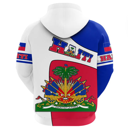 Haiti Hoodie Coat Of Arms Haiti Proud Hoodie