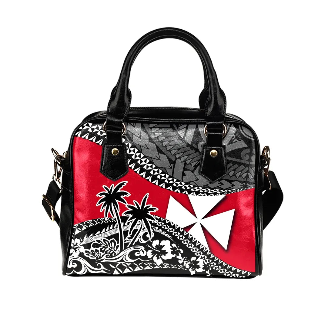 Wallis And Futuna Shoulder Handbag Fall In The Wave