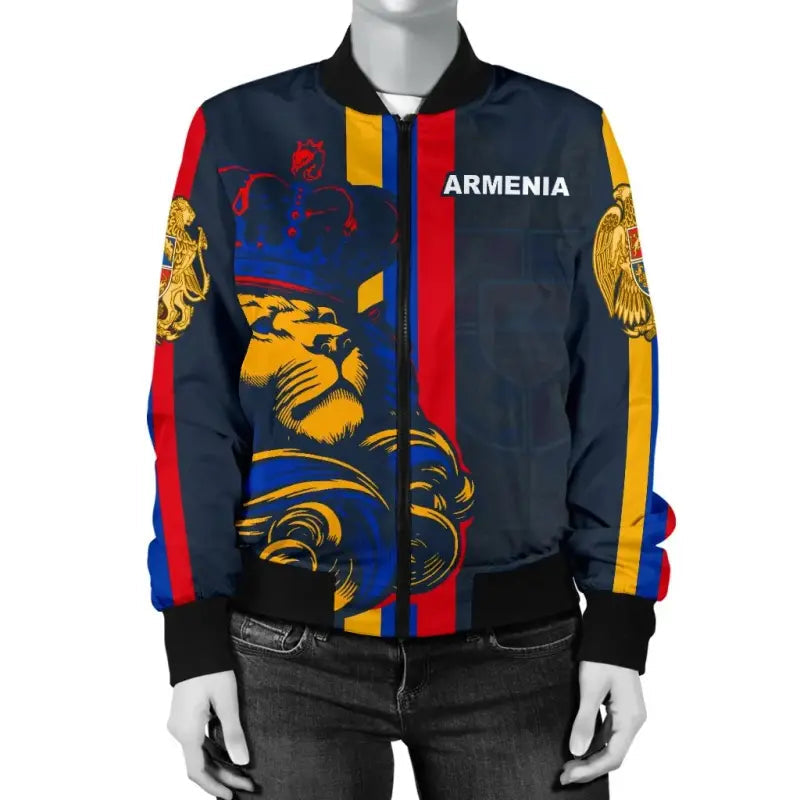 Armenia Lion Womens Bomber Jacket