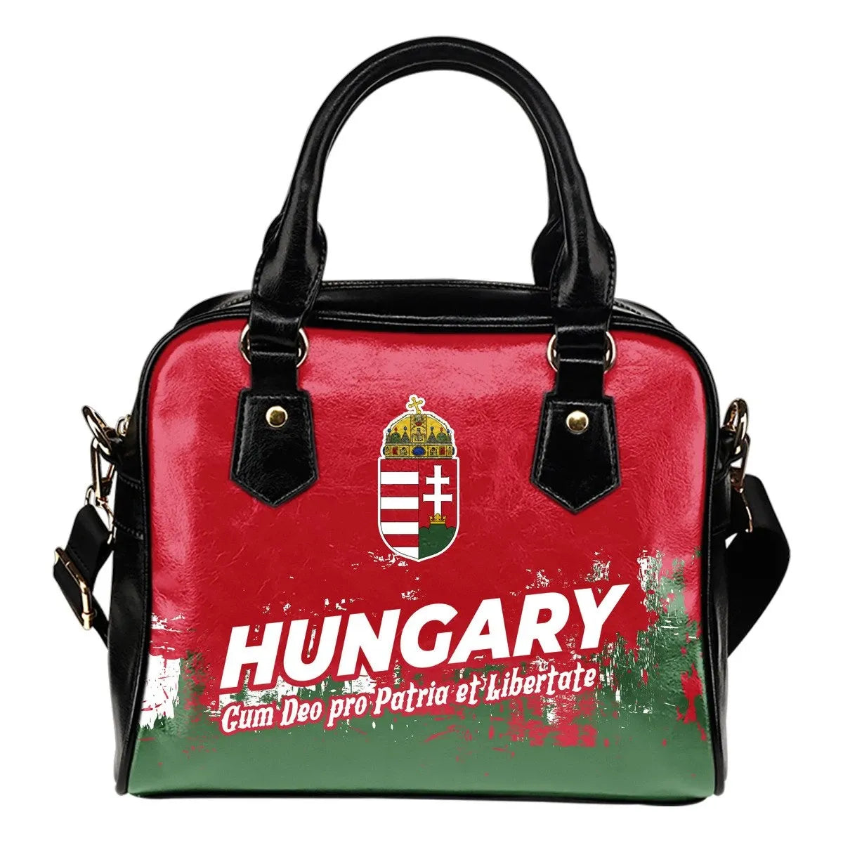 Hungary Shoulder Handbag Smudge Style 1