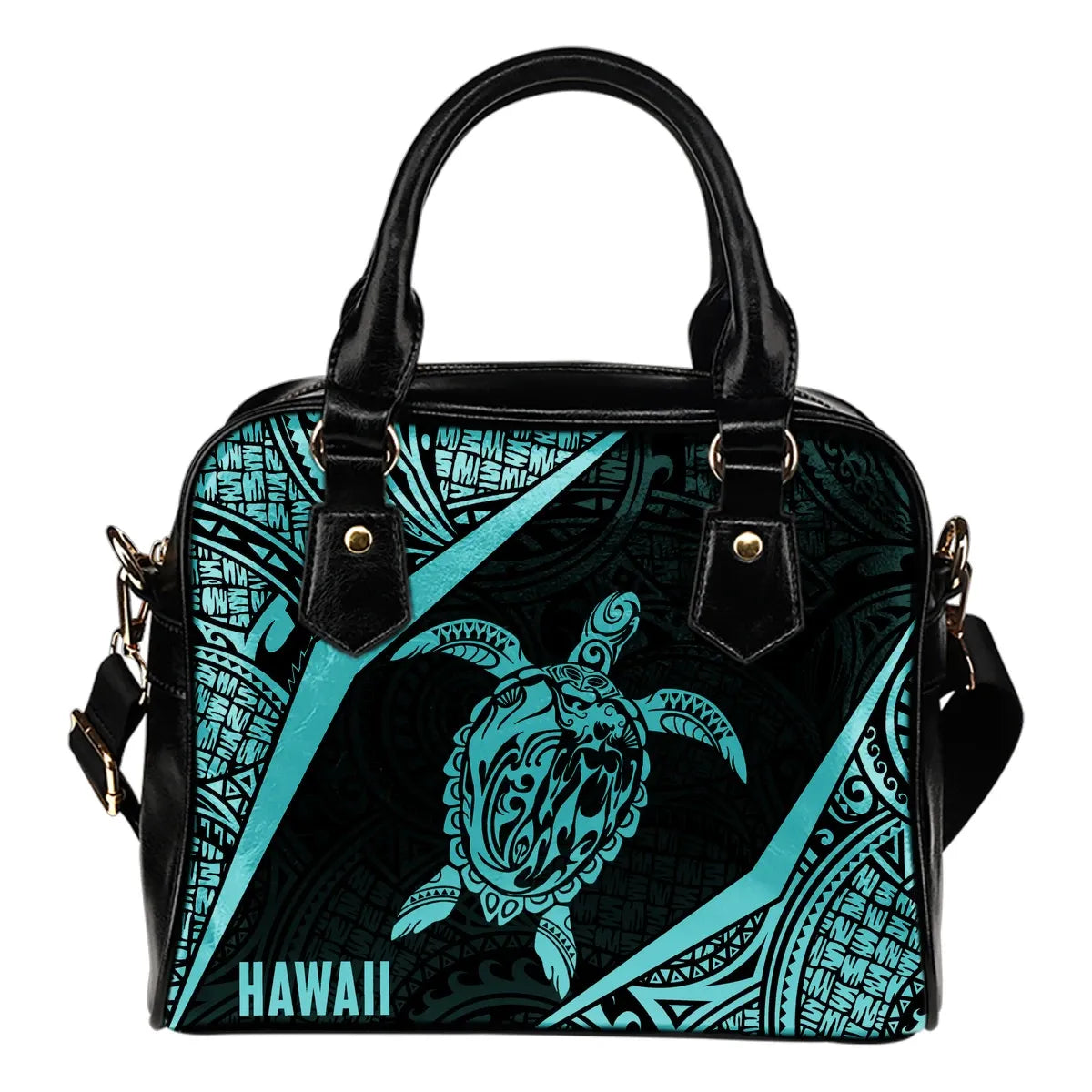 Hawaii Polynesian Shoulder Handbag Turtle