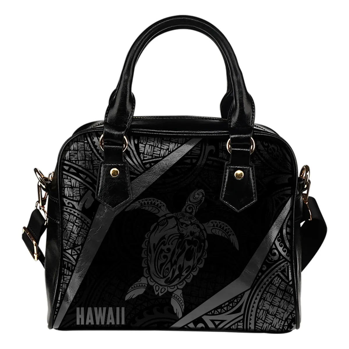 Hawaii Polynesian Shoulder Handbag Turtle 01