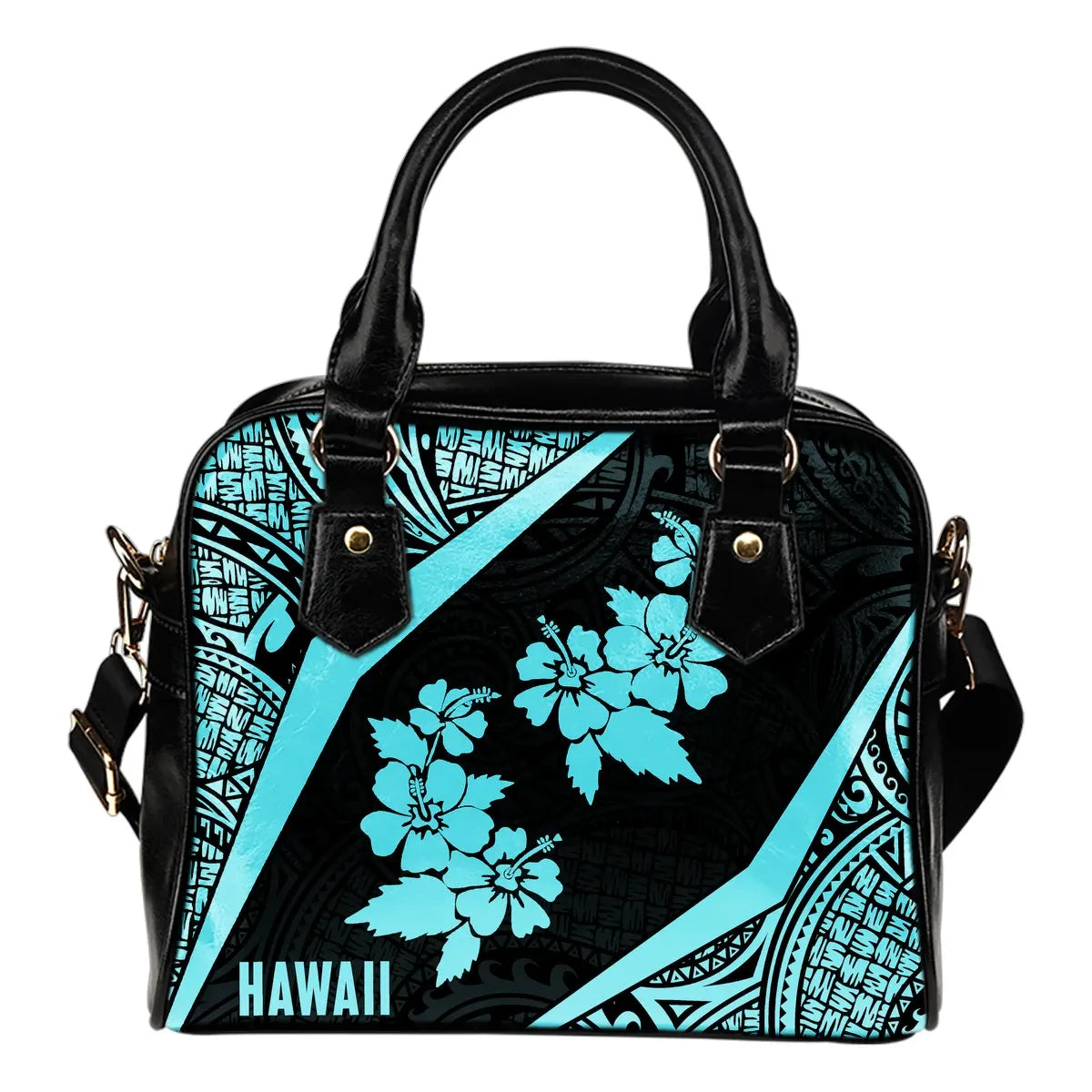 Hawaii Polynesian Shoulder Handbag Hibiscus