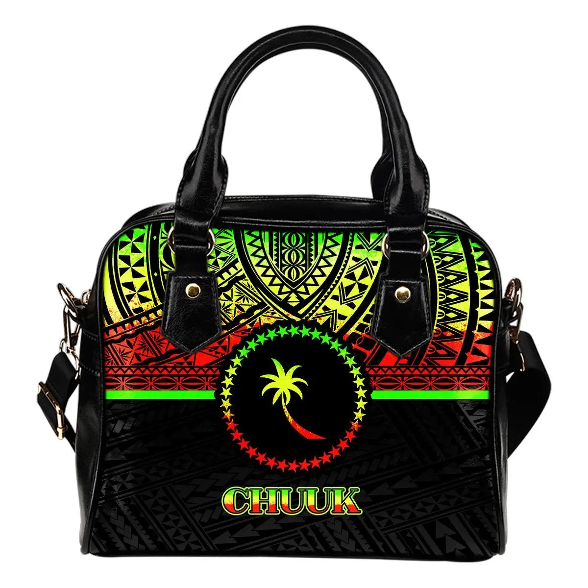 Chuuk Shoulder Handbag Reggae Color Version