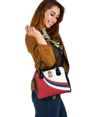 Serbia Shoulder Handbag Serbia Flag Red