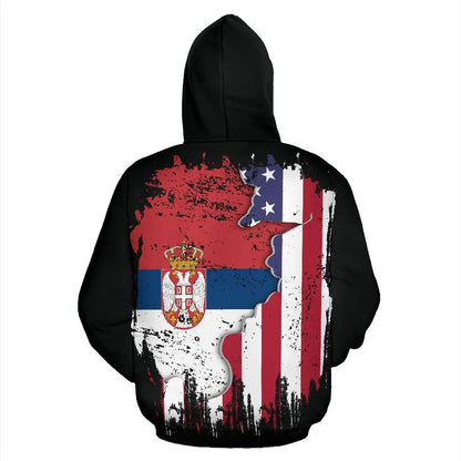 American Grown Serbia Root Dna Hoodie