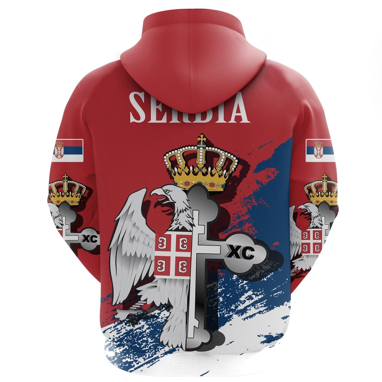 Serbia Special Hoodie Serbian Eagle / Orthodox Cross