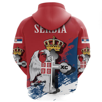 Serbia Special Hoodie Serbian Eagle / Orthodox Cross