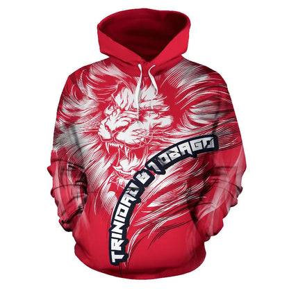Trinidad and Tobago Lion Red Hoodie