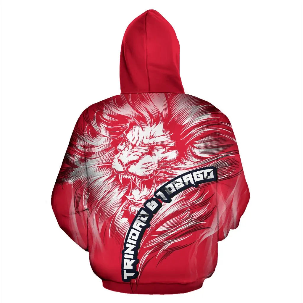 Trinidad and Tobago Lion Red Hoodie