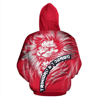 Trinidad and Tobago Lion Red Hoodie