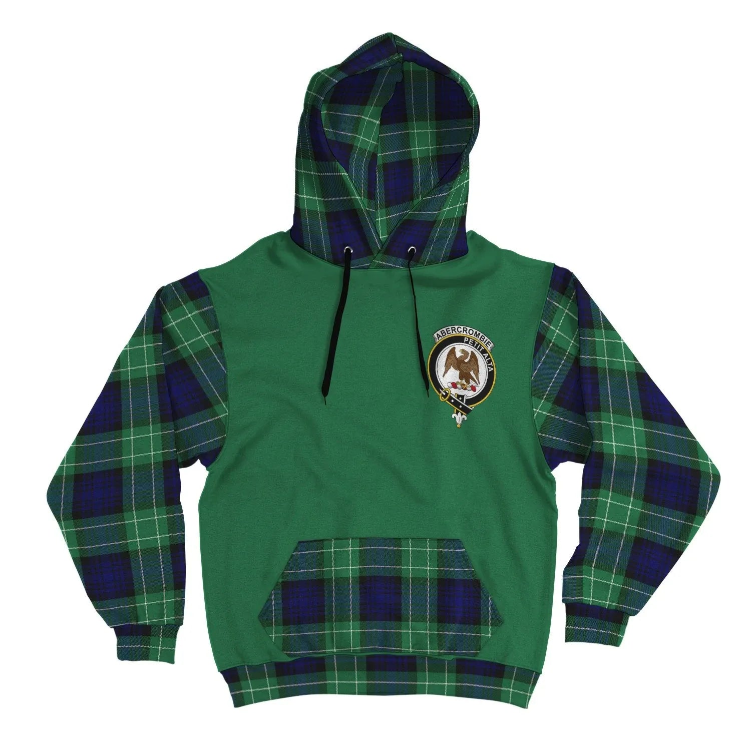 Printivon Abercrombie Clans Tartan All Over Hoodie Sleeve Color