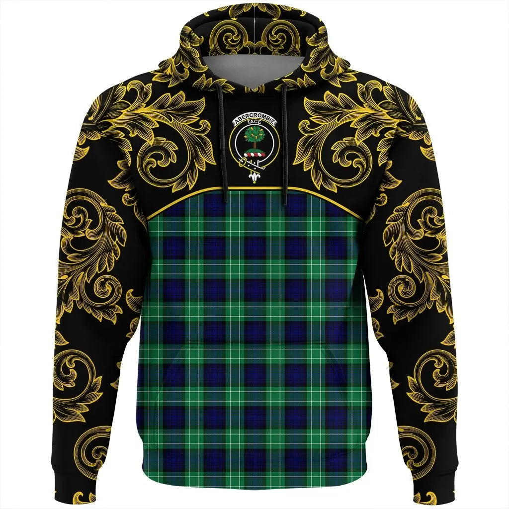 Printivon Abercrombie Tartan Clan Crest Hoodie Empire I