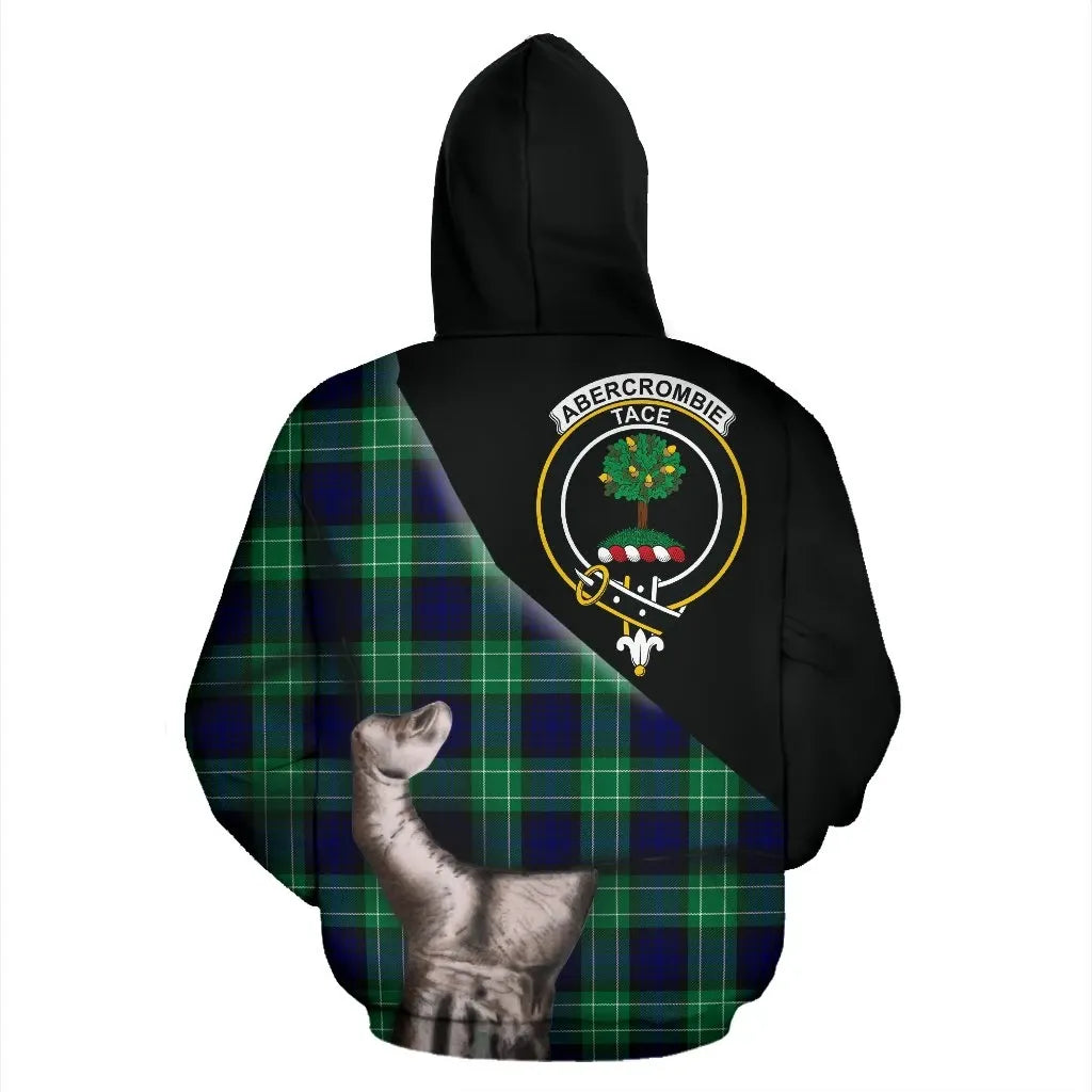 Printivon Abercrombie Tartan Clan Crest Hoodie Patronage