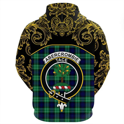 Printivon Abercrombie Tartan Clan Crest Zip Hoodie Empire I