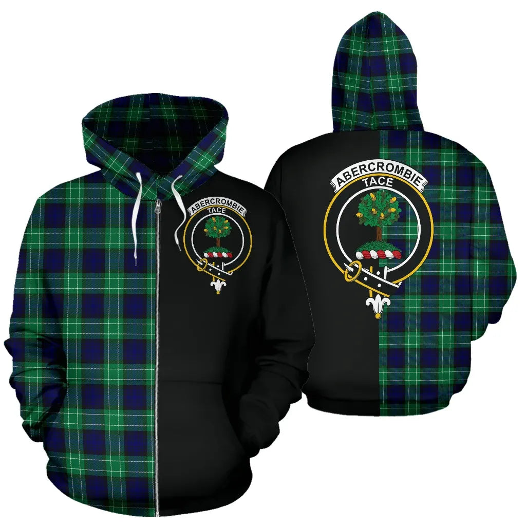 Printivon Abercrombie Tartan Hoodie Half Of Me