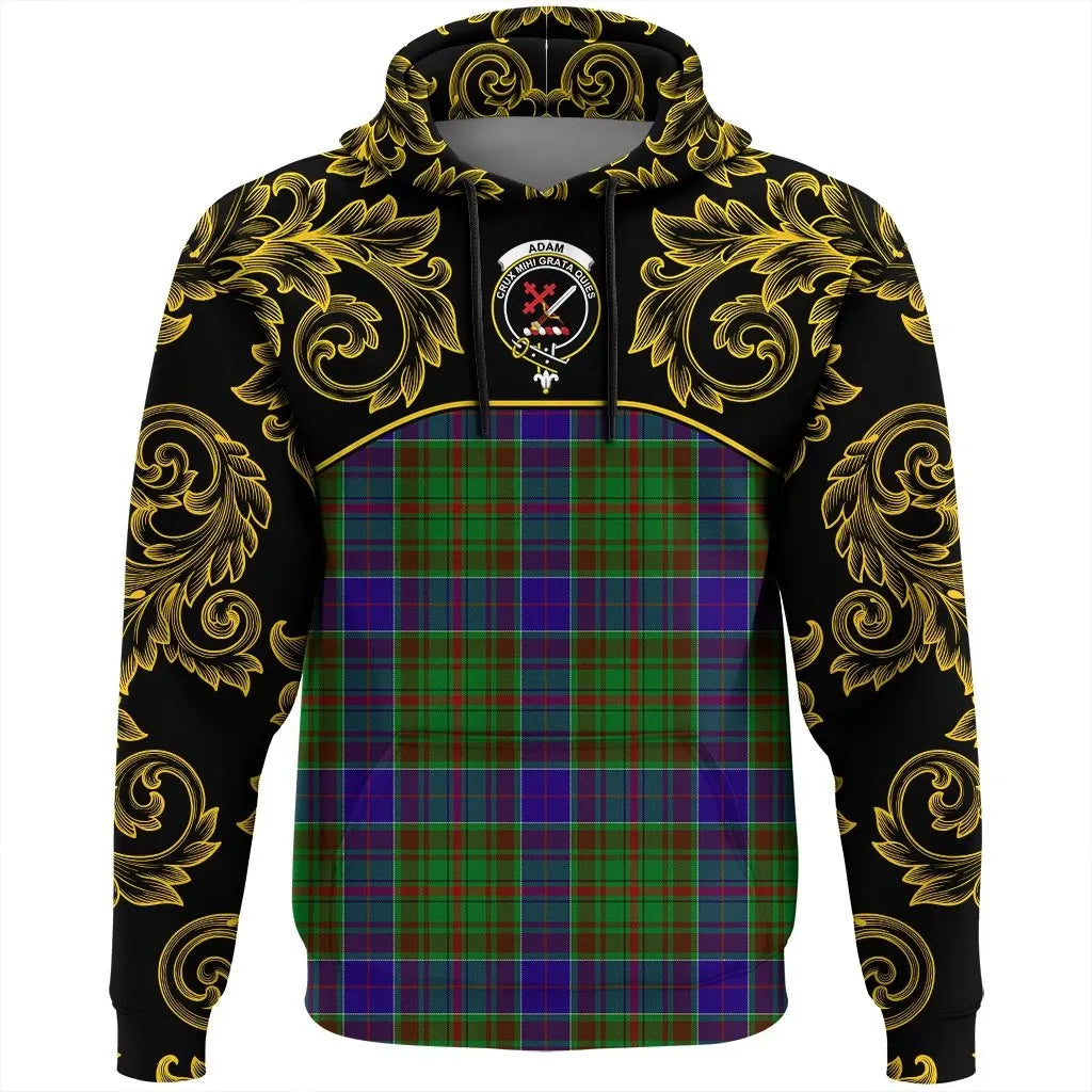 Printivon Adam Tartan Clan Crest Hoodie Empire I