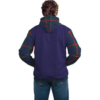 Printivon Agnew Clans Tartan All Over Hoodie Sleeve Color