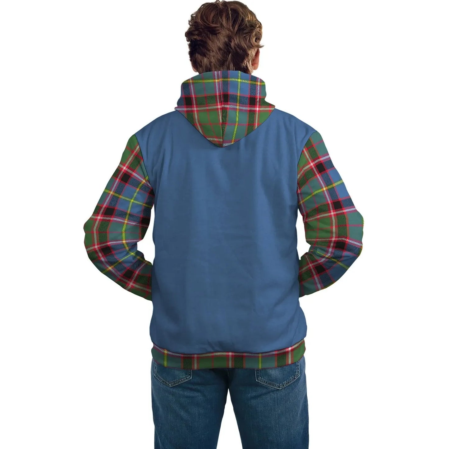 Printivon Aikenhead Clans Tartan All Over Hoodie Sleeve Color