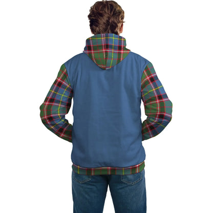 Printivon Aikenhead Clans Tartan All Over Hoodie Sleeve Color