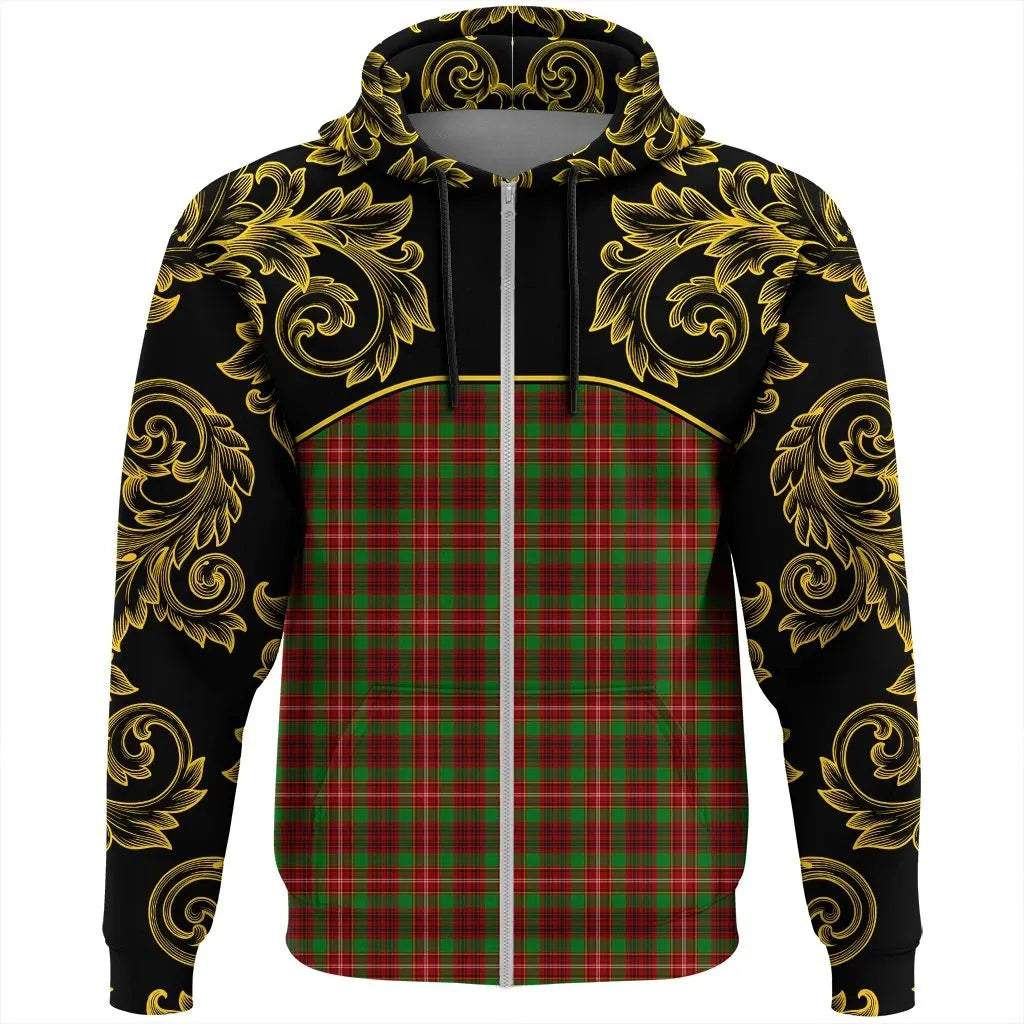 Printivon Ainslie Tartan Clan Crest Zip Hoodie Empire I