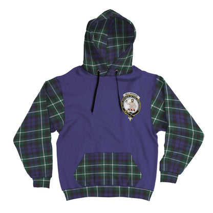 Printivon Allardice Clans Tartan All Over Hoodie Sleeve Color