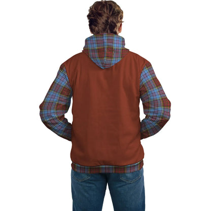 Printivon Anderson Clans Tartan All Over Hoodie Sleeve Color