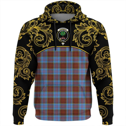 Printivon Anderson Modern Tartan Clan Crest Hoodie Empire I
