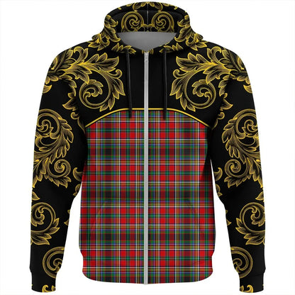 Printivon Anderson Of Arbrake Tartan Clan Crest Zip Hoodie Empire I