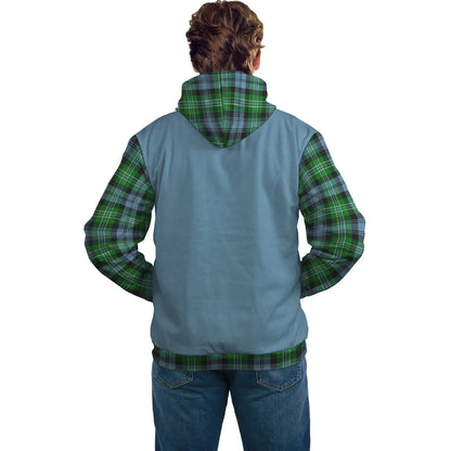 Printivon Arbuthnot Clans Tartan All Over Hoodie Sleeve Color