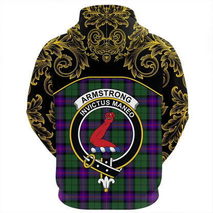 Printivon Armstrong Modern Tartan Clan Crest Hoodie Empire I