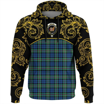 Printivon Baillie Ancient Tartan Clan Crest Hoodie Empire I