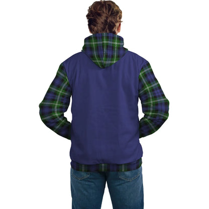 Printivon Baillie Clans Tartan All Over Hoodie Sleeve Color
