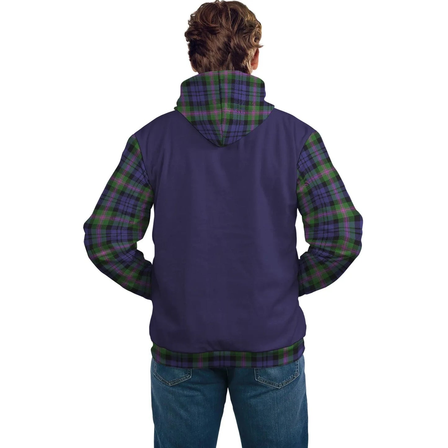 Printivon Baird Clans Tartan All Over Hoodie Sleeve Color