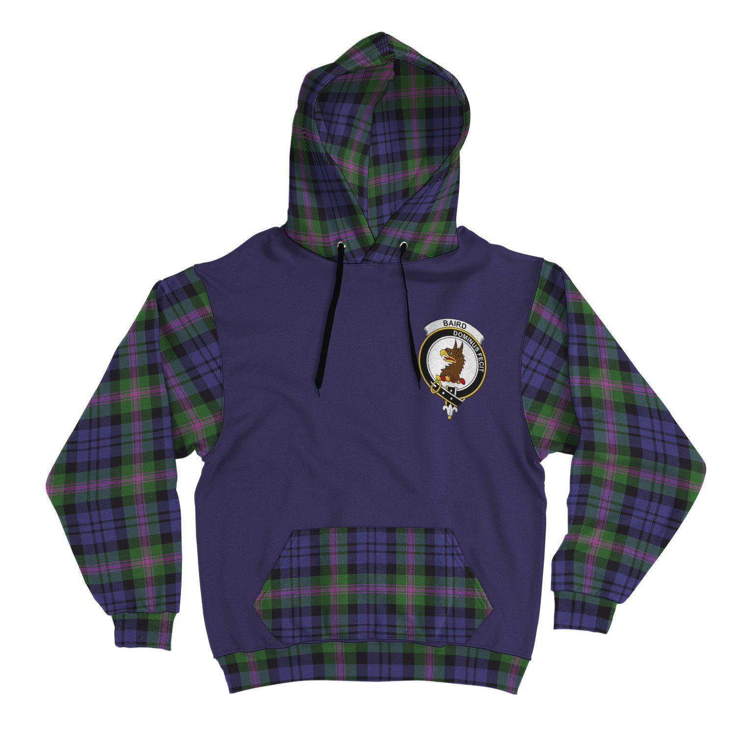 Printivon Baird Clans Tartan All Over Hoodie Sleeve Color