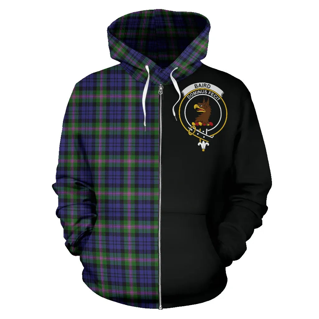 Printivon Baird Modern Tartan Hoodie Half Of Me