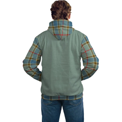 Printivon Balfour Clans Tartan All Over Hoodie Sleeve Color