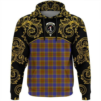Printivon Balfour Modern Tartan Clan Crest Hoodie Empire I