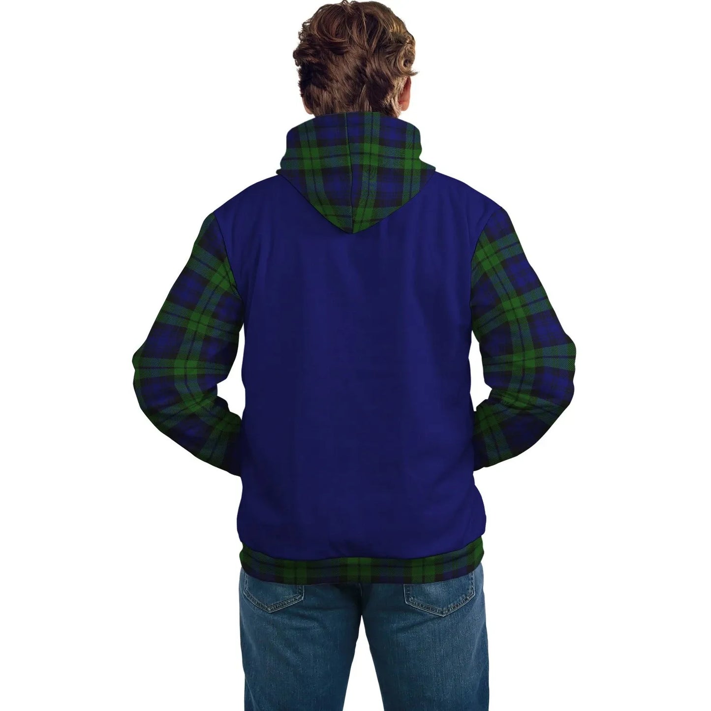 Printivon Bannatyne Clans Tartan All Over Hoodie Sleeve Color