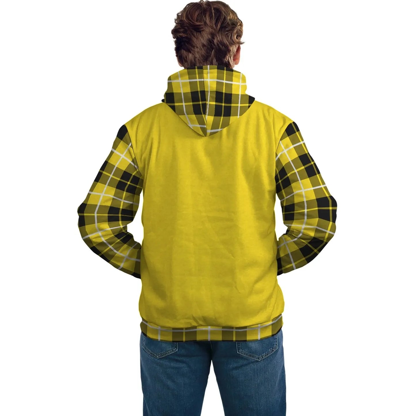 Printivon Barclay Clans Tartan All Over Hoodie Sleeve Color