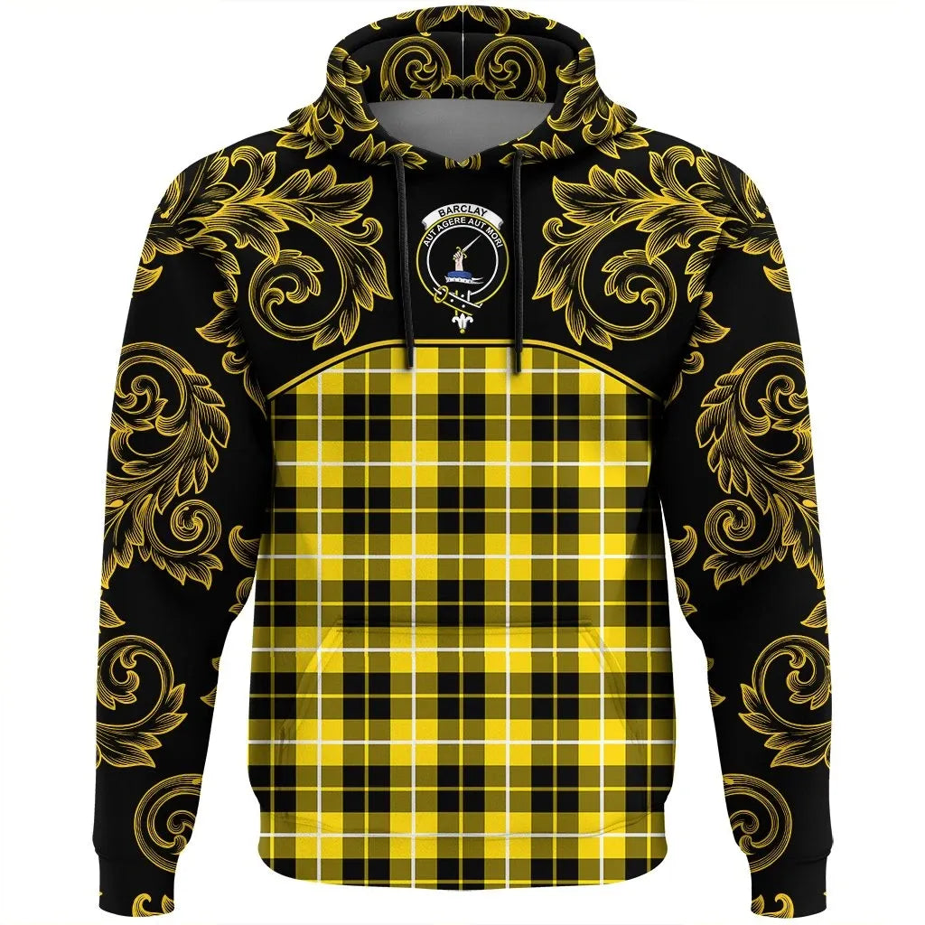 Printivon Barclay Dress Modern Tartan Clan Crest Hoodie Empire I