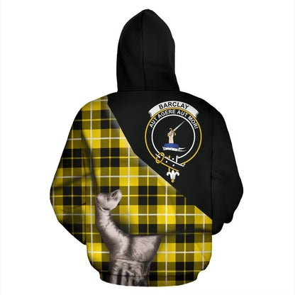 Printivon Barclay Dress Modern Tartan Clan Crest Hoodie Patronage