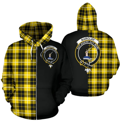 Printivon Barclay Dress Modern Tartan Hoodie Half Of Me