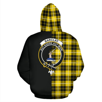 Printivon Barclay Dress Modern Tartan Hoodie Half Of Me