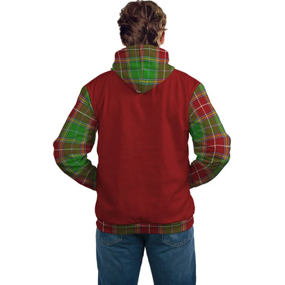 Printivon Baxter Clans Tartan All Over Hoodie Sleeve Color