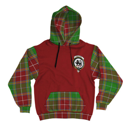 Printivon Baxter Clans Tartan All Over Hoodie Sleeve Color