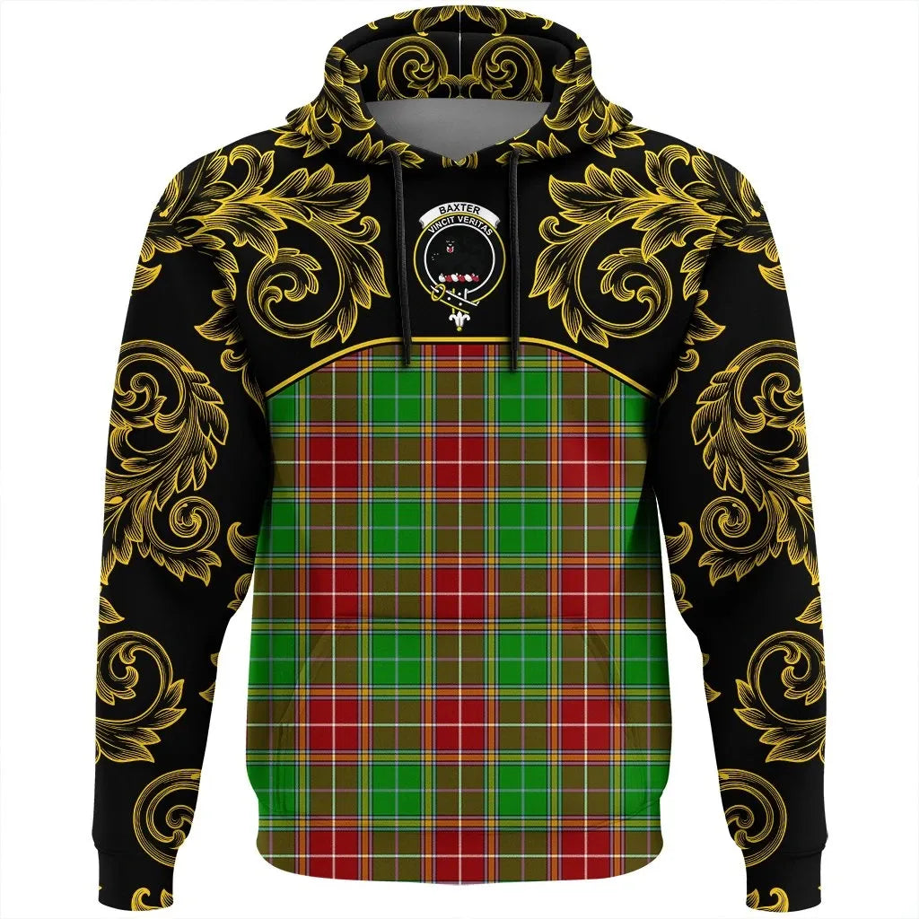 Printivon Baxter Modern Tartan Clan Crest Hoodie Empire I
