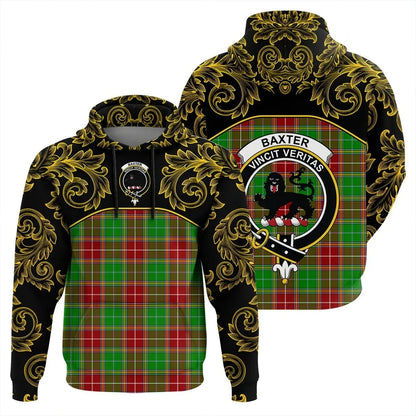 Printivon Baxter Modern Tartan Clan Crest Hoodie Empire I